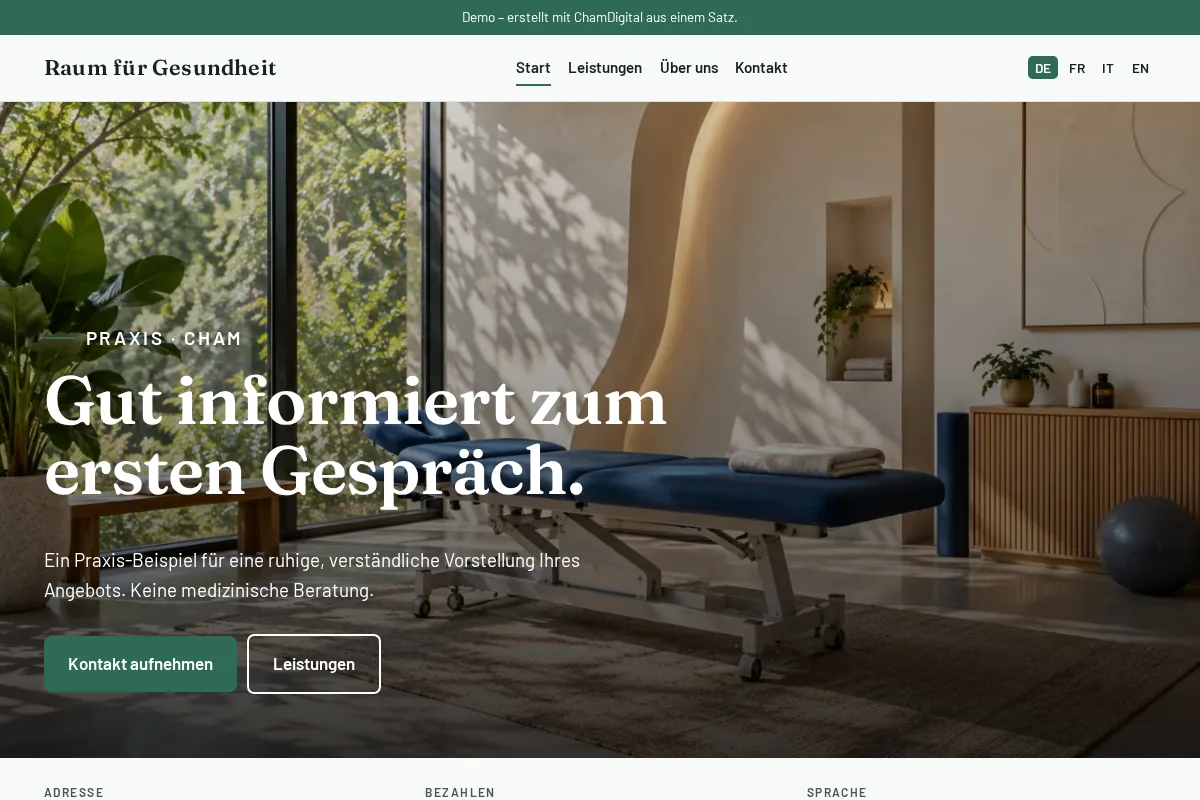 Praxis · Gestaltungsbeispiel